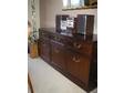 SIDEBOARD,  GARRICK,  mahogany sideboard with glass topped....