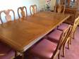 £1, 145 - QUALITY WALNUT Dining Room Table.