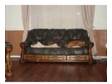 chunky oak and leather sofa. good condition hard wearing....