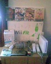 Nintendo Wii   Wii Fit   6 Games