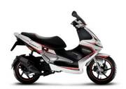 gilera vx 125 sports series red and white graphics 57 plate