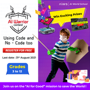 AI World School announces the “AI COVID WARRIOR” Contest.